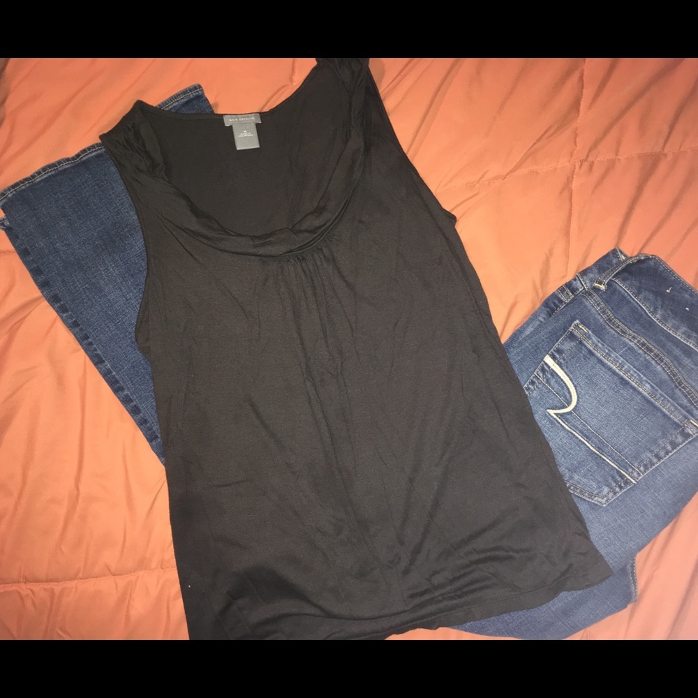 Ann Taylor (m) Brown tank top